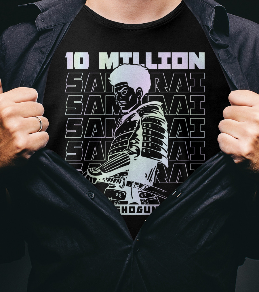 10 Million Samurai Shogun Coryxkenshin Merch Foil T-Shirt