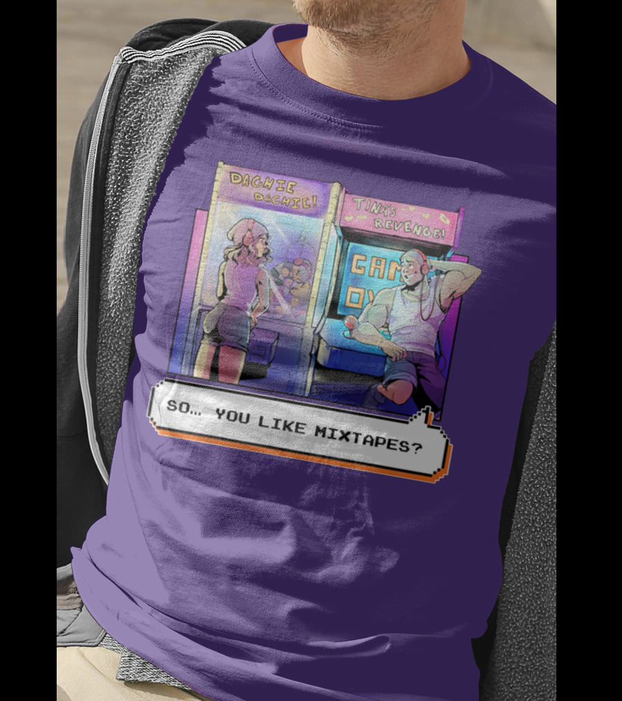 Dachie Dachie Tini's Revenge So You Like Mixtapes Arcade T-Shirt