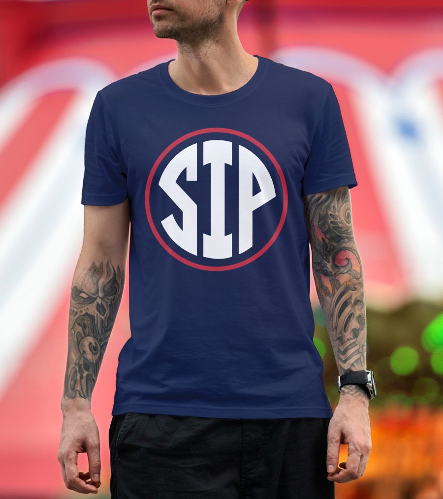 Ole Miss SIP Circle SEC-Inspired T-Shirt