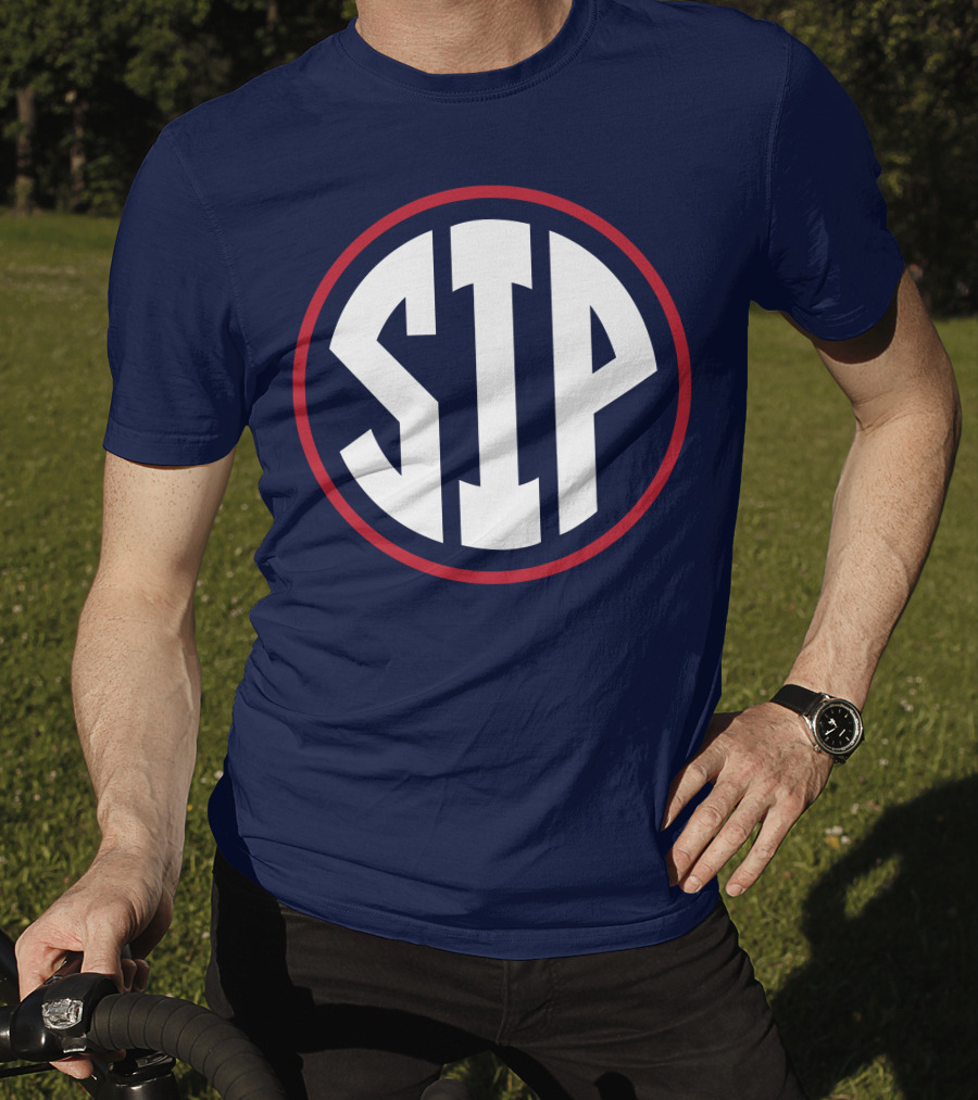 Ole Miss SIP Circle SEC-Inspired T-Shirt