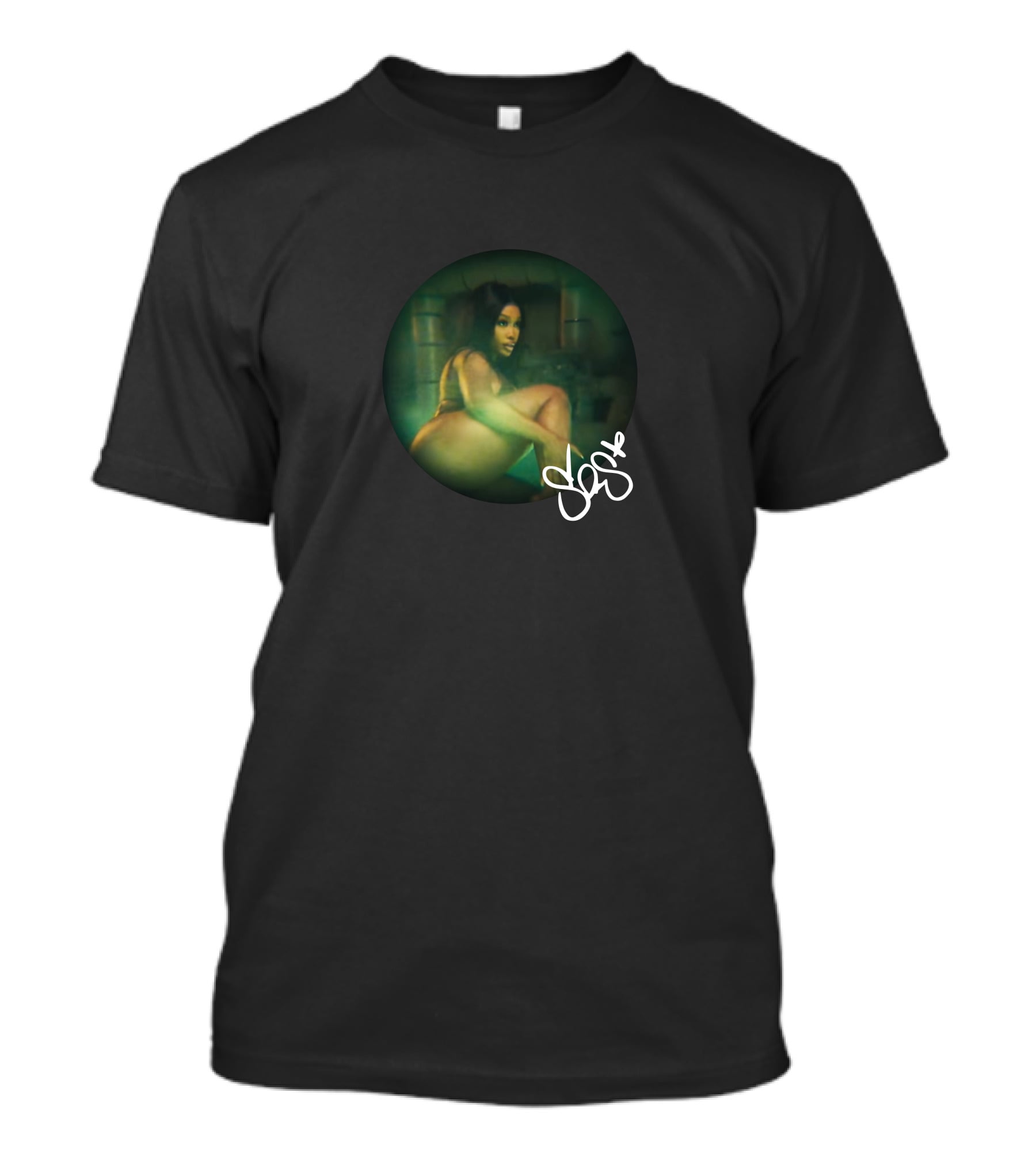 SZA SOS Rounded Dark T-Shirt