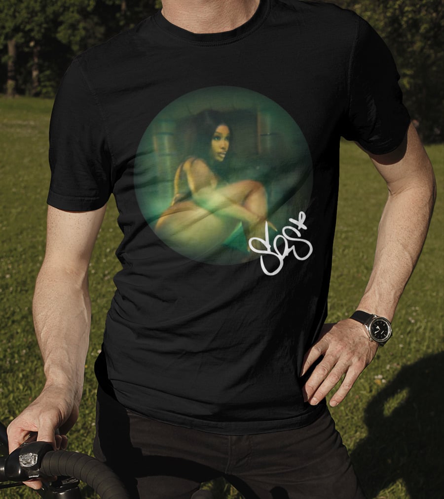 SZA SOS Rounded Dark T-Shirt