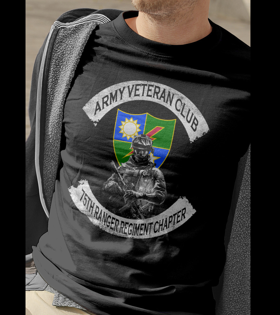 Army Veteran Club 75Th Ranger Regiment Chapter T-Shirt
