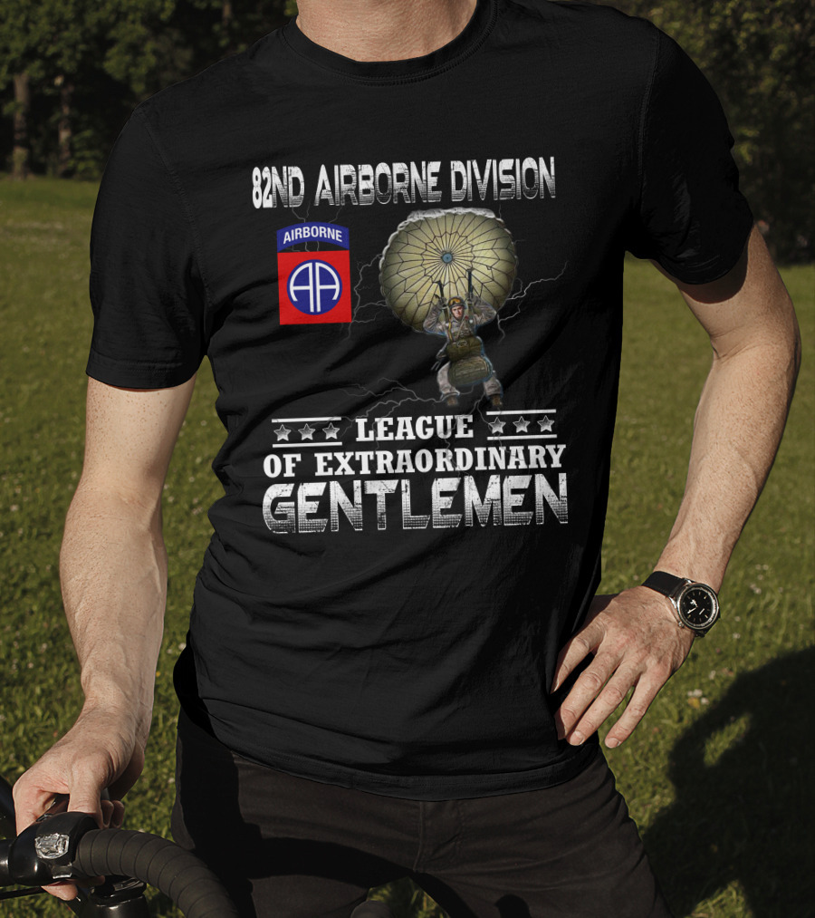 82Nd Airborne Division League Of Extraordinary Gentlemen Paratrooper T-Shirt