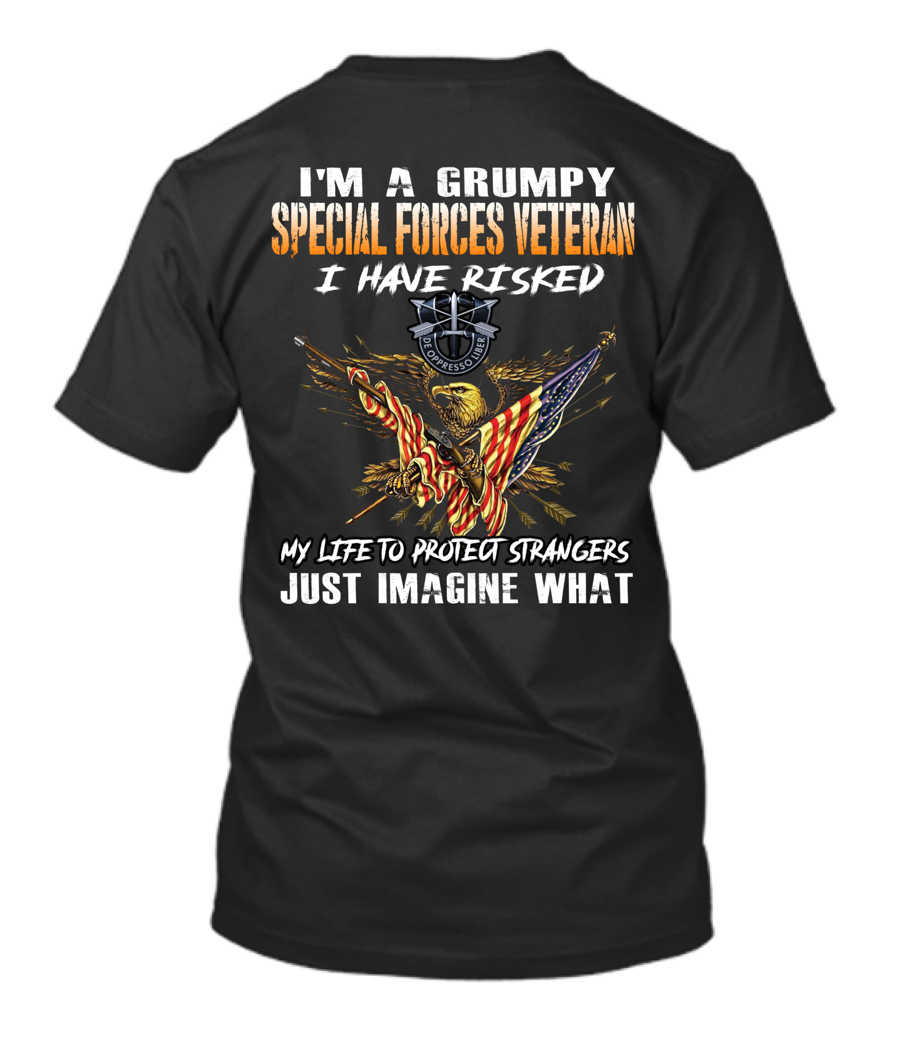I'm A Grumpy Special Forces Veteran I Have Risked My Life To Protect Strangers Just Imagine What T-Shirt