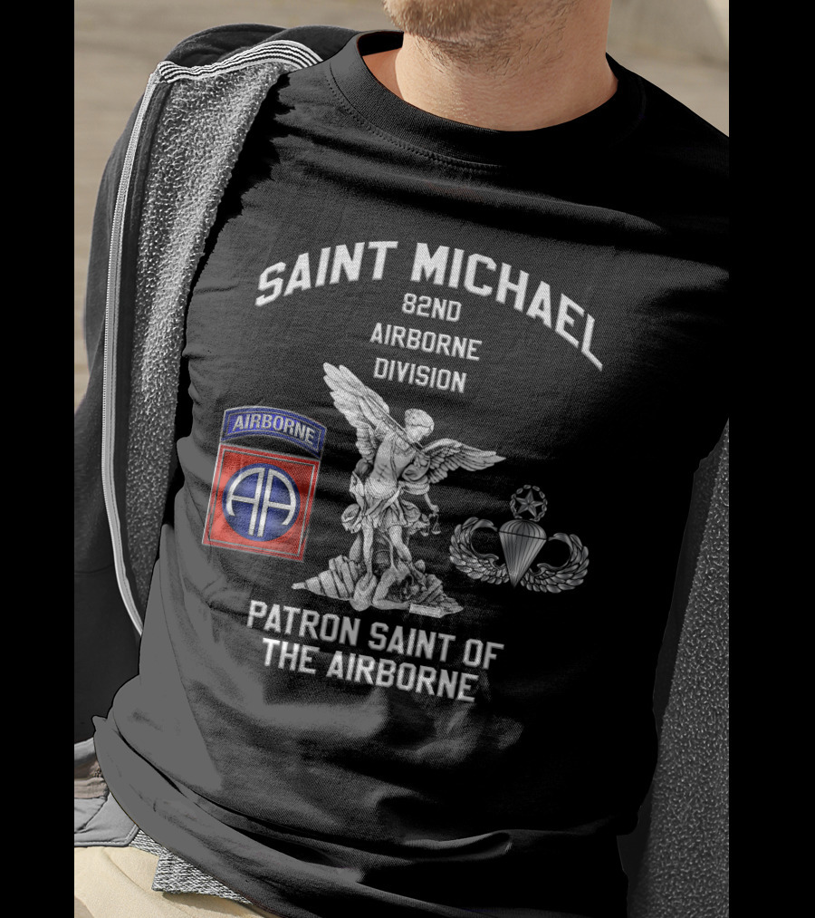 Saint Michael 82Nd Airborne Division Patron Saint Of The Airborne T-Shirt