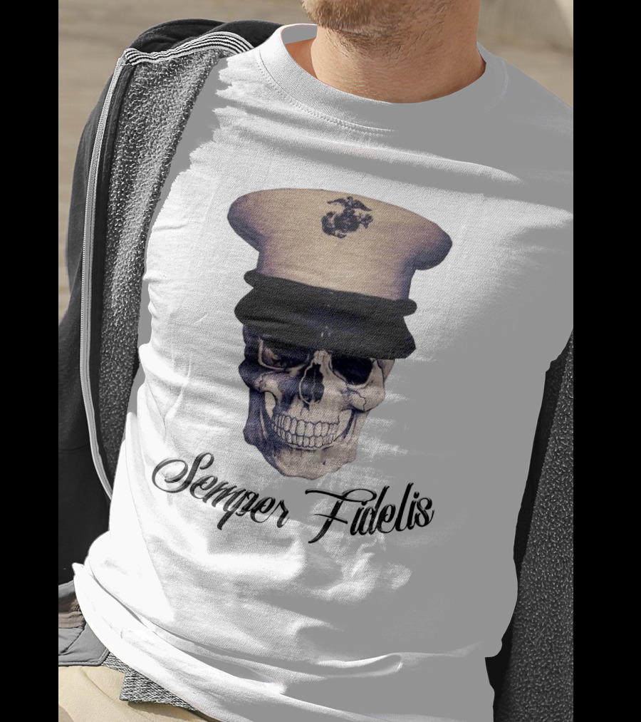 Semper Fidelis Skull Marine Corps T-Shirt