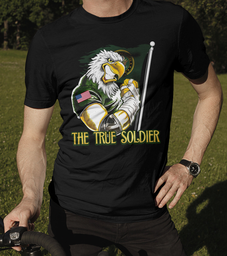 The True Soldier United States Eagle Flag Patch T-Shirt