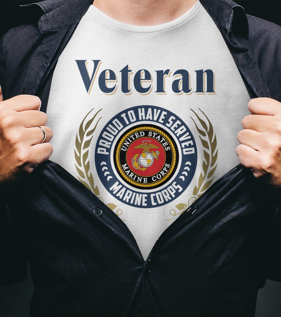 Veteran Proud To Have Served United States Marine Corps T-Shirt