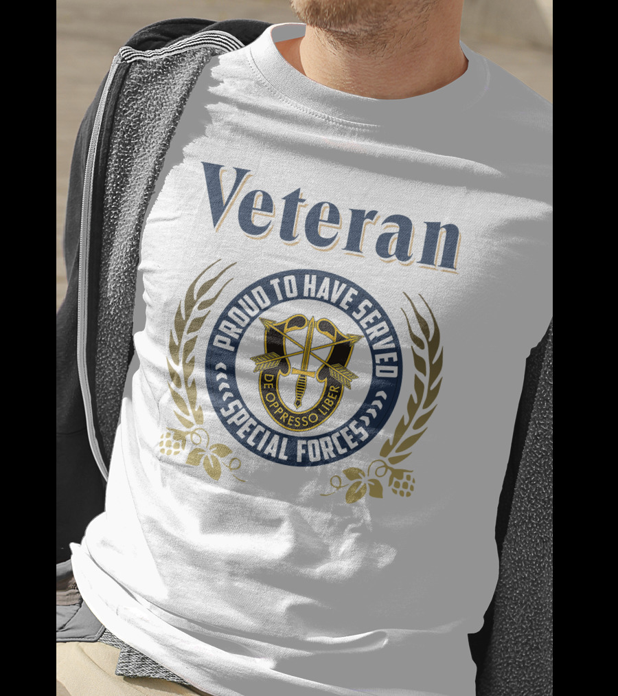 Veteran Proud To Have Served Special Forces De Oppresso Liber T-Shirt