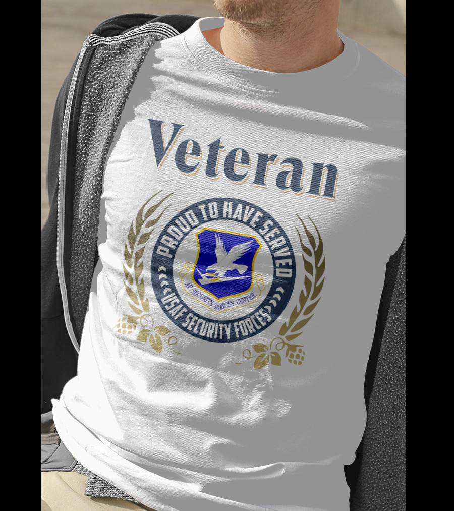 Veteran Proud To Have Served Usaf Security Forces T-Shirt