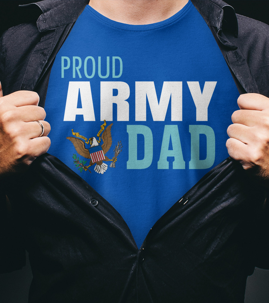 Proud Army Dad Eagle T-Shirt