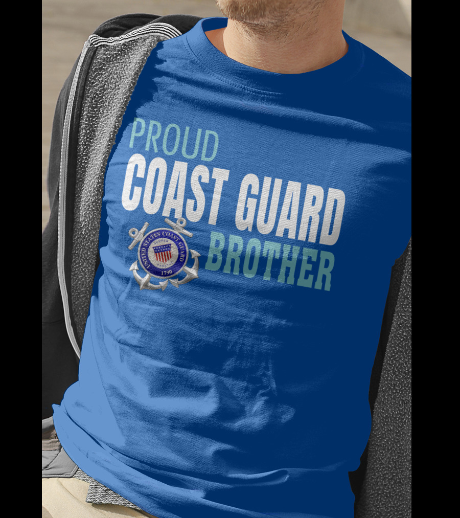 Proud Coast Guard Brother United States Coast Guard 1790 T-Shirt