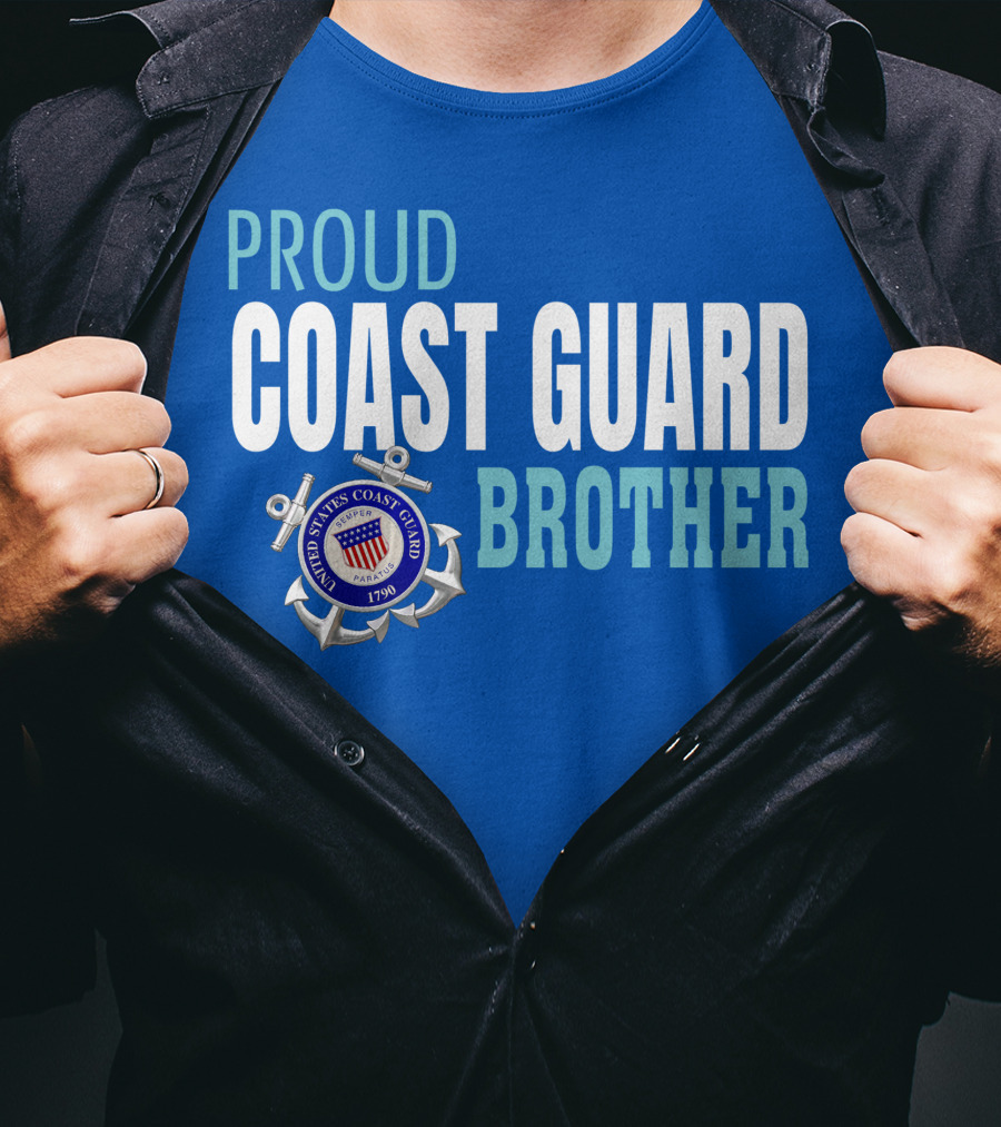 Proud Coast Guard Brother United States Coast Guard 1790 T-Shirt