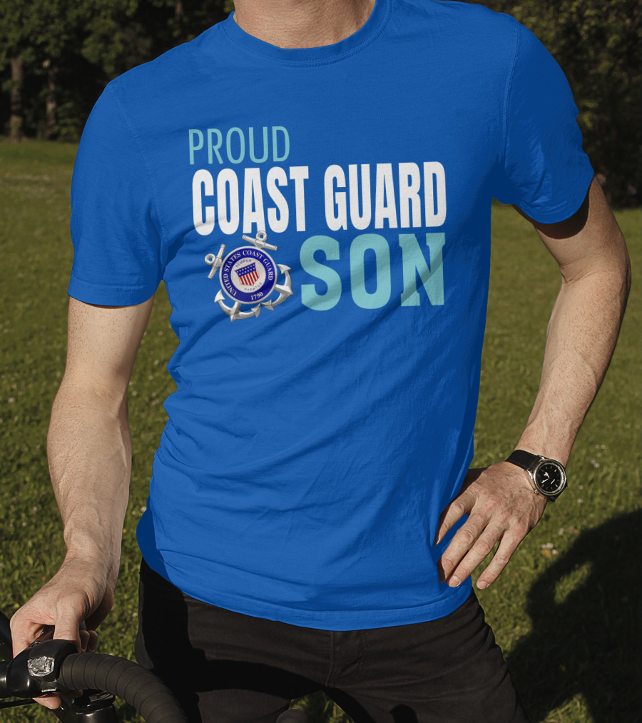 Proud Coast Guard Son United States Coast Guard 1790 T-Shirt