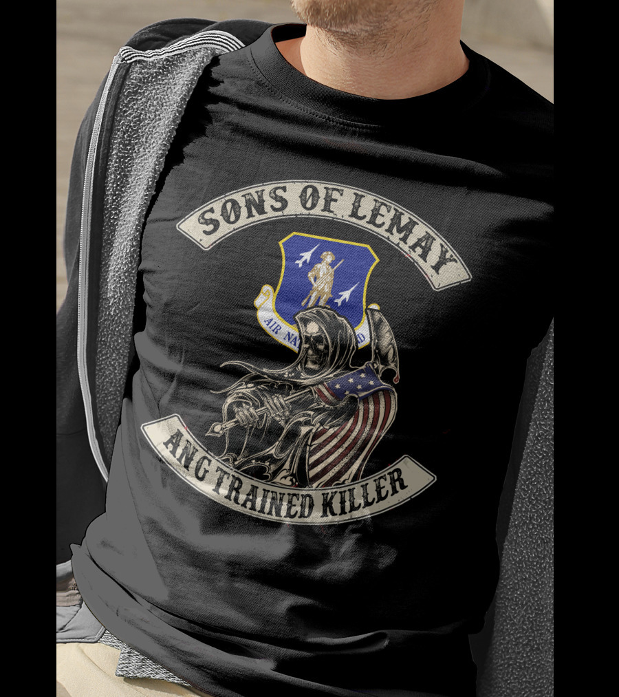 Sons Of Lemay Ang Trained Killer Air National Guard T-Shirt