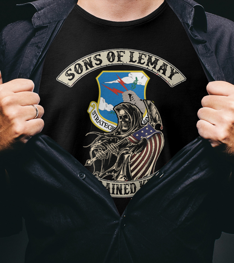 Sons Of Lemay Sac Trained Killer Strategic Air Command T-Shirt