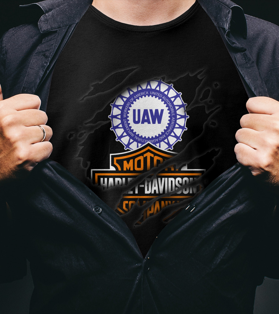 Uaw Harley Davidson Motor Company T-Shirt