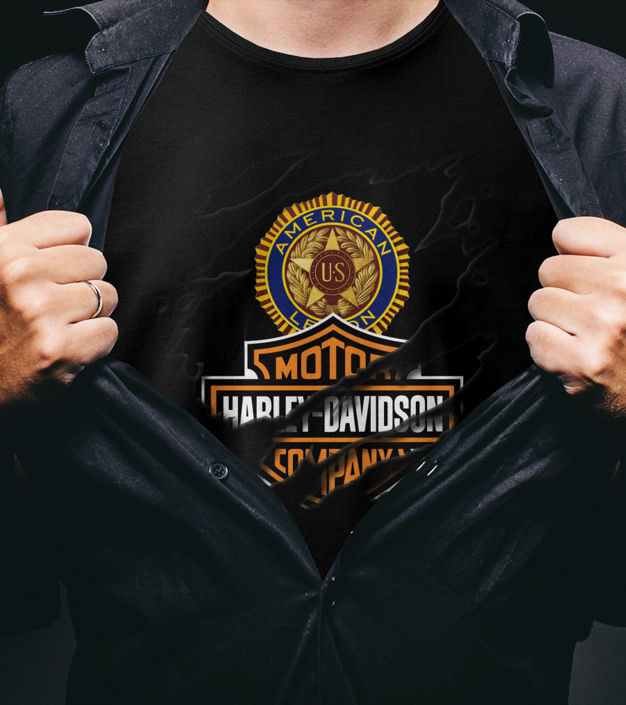 American Legion Harley Davidson Motor Company T-Shirt