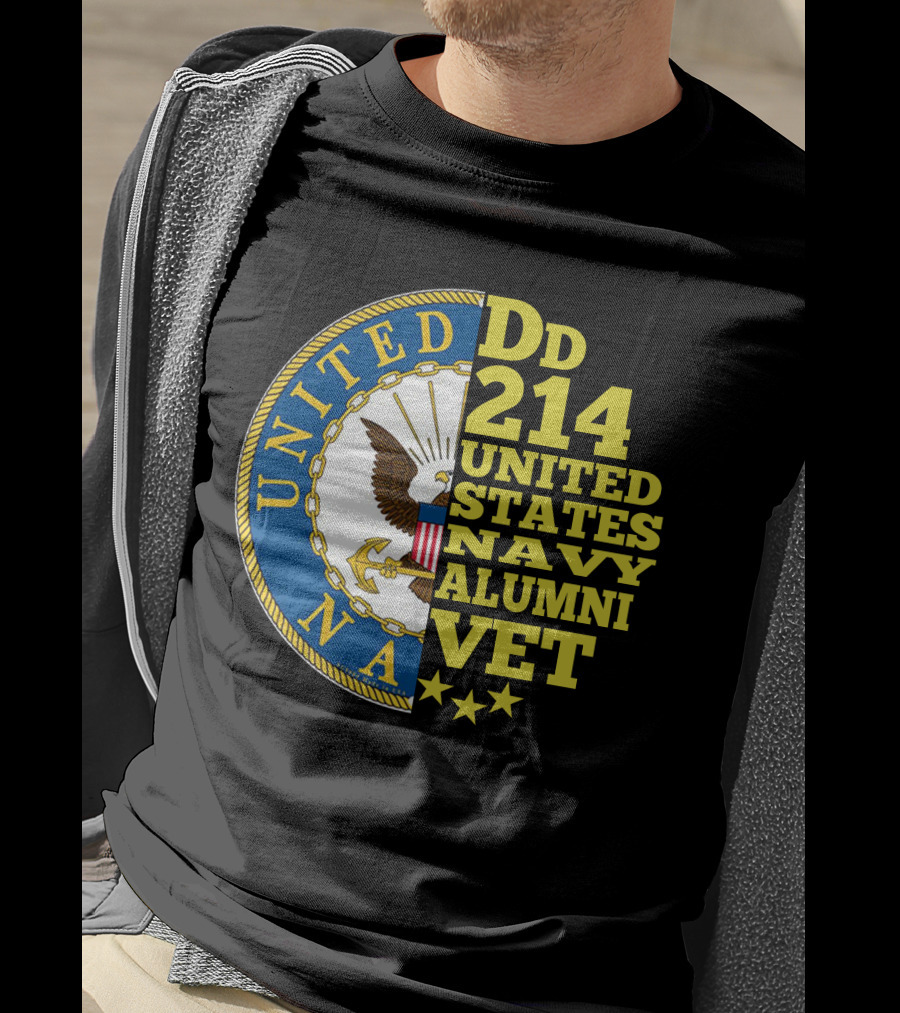 Dd 214 United States Navy Alumni Vet T-Shirt