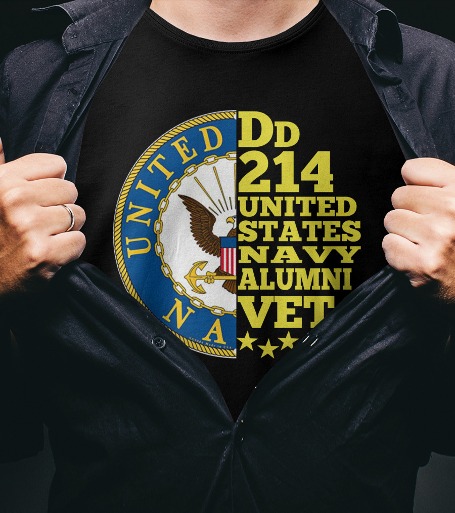Dd 214 United States Navy Alumni Vet T-Shirt