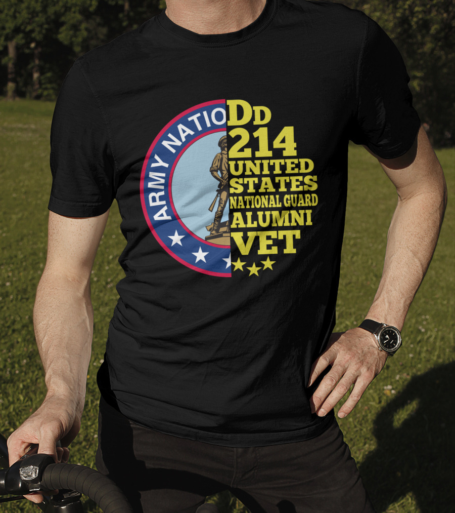 DD 214 United States Army National Guard Alumni Vet T-Shirt