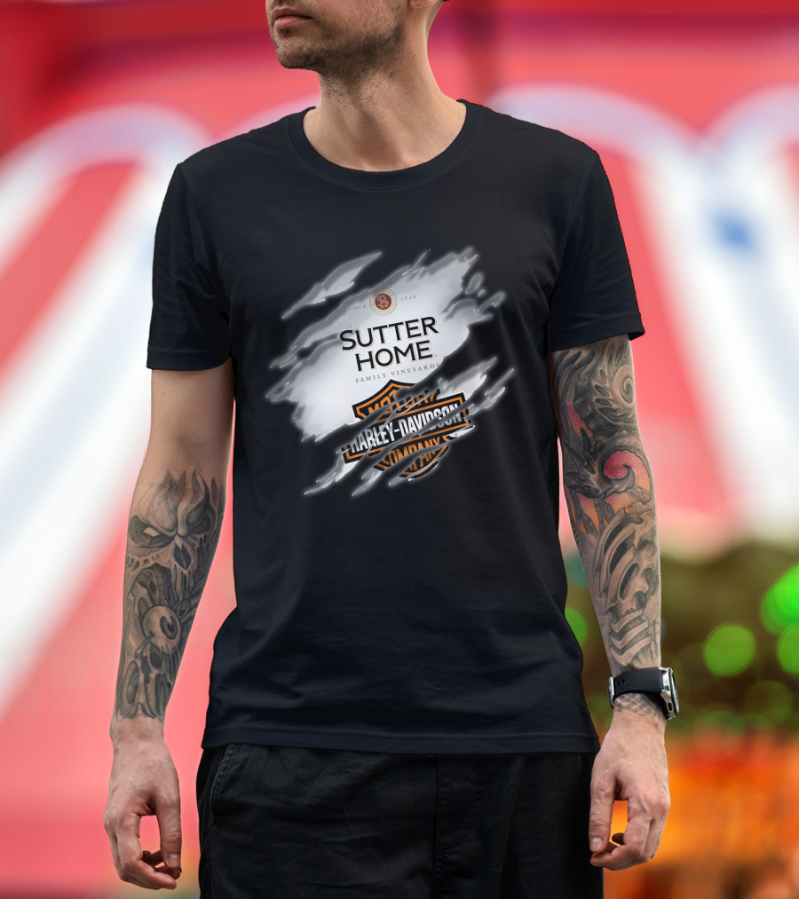 Sutter Home Vineyards Harley Davidson Since 1948 T-Shirt