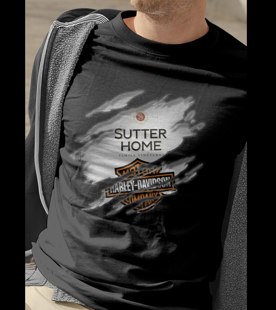 Sutter Home Vineyards Harley Davidson Since 1948 T-Shirt