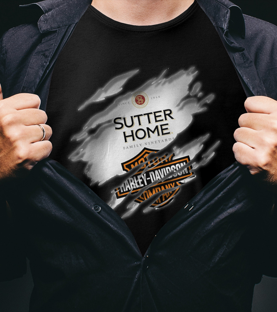 Sutter Home Vineyards Harley Davidson Since 1948 T-Shirt