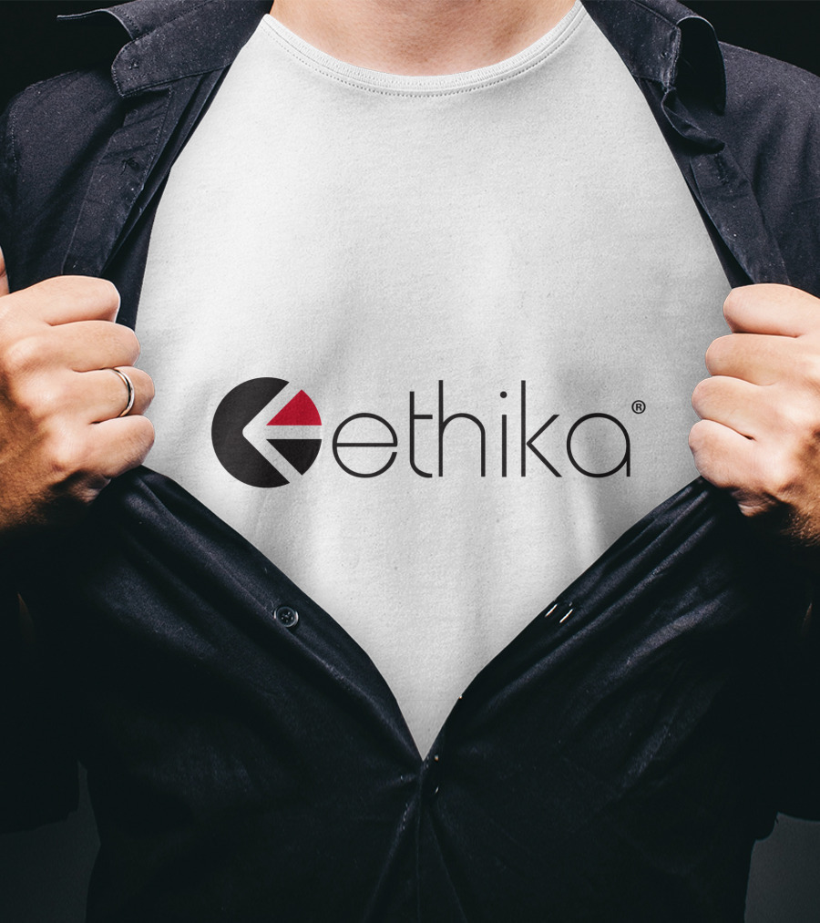 Ethika Logo Black And Red Brand Merchandise T-Shirt