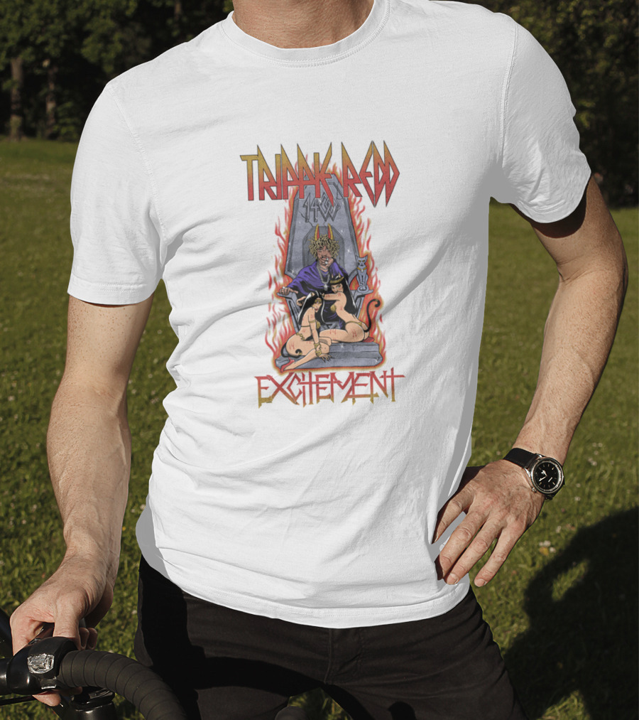 Trippie Redd 1400 Excitement Throne And Flames T-Shirt