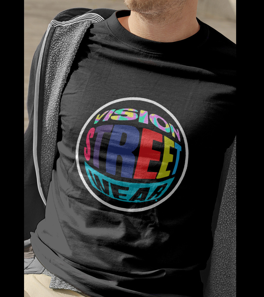 VISION STREET WEAR Multicolor T-Shirt