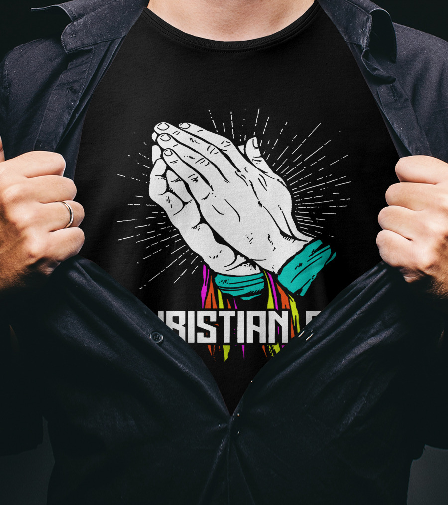 Bray Wyatt Responds Christian AF Praying Hands Với ánh Sáng Tỏa Sáng T-Shirt