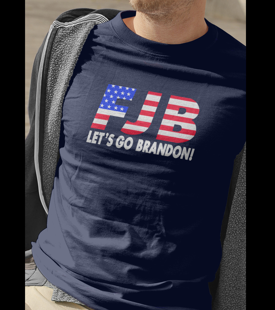 FJB Let's Go Brandon American Flag T-Shirt
