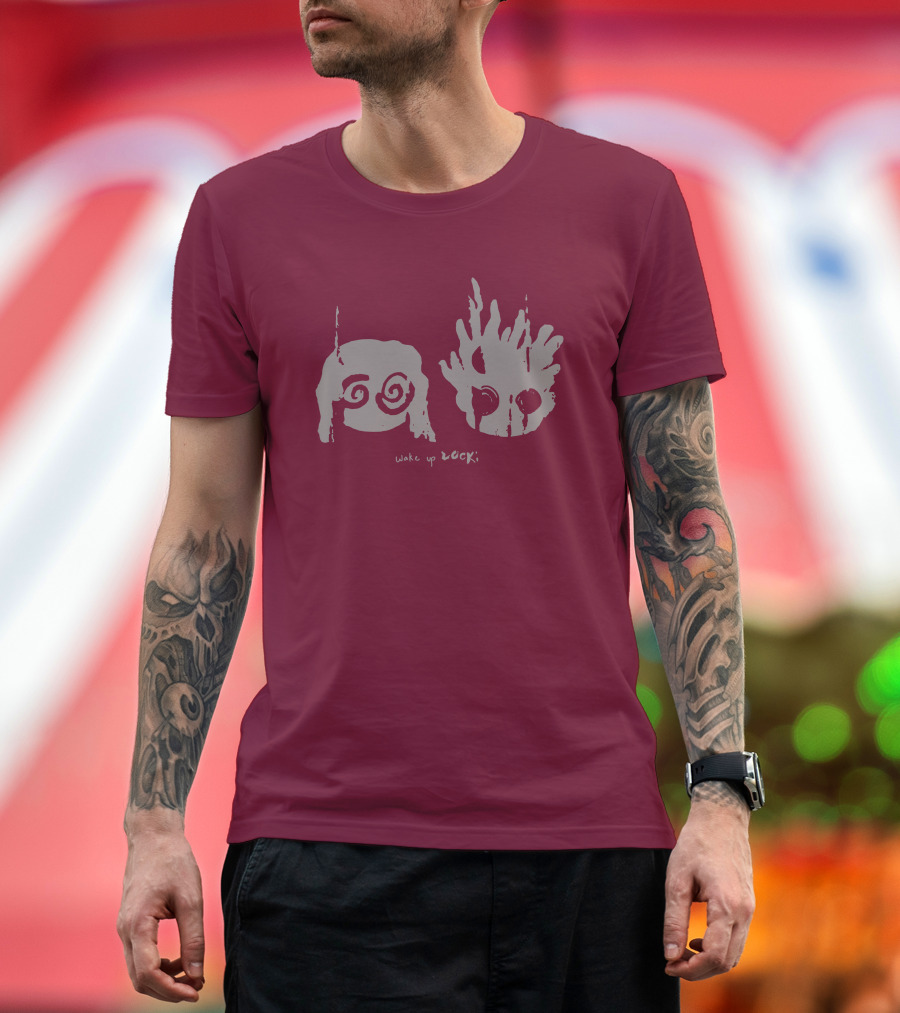 Wake Up Lucki Spirals and Flames T-Shirt