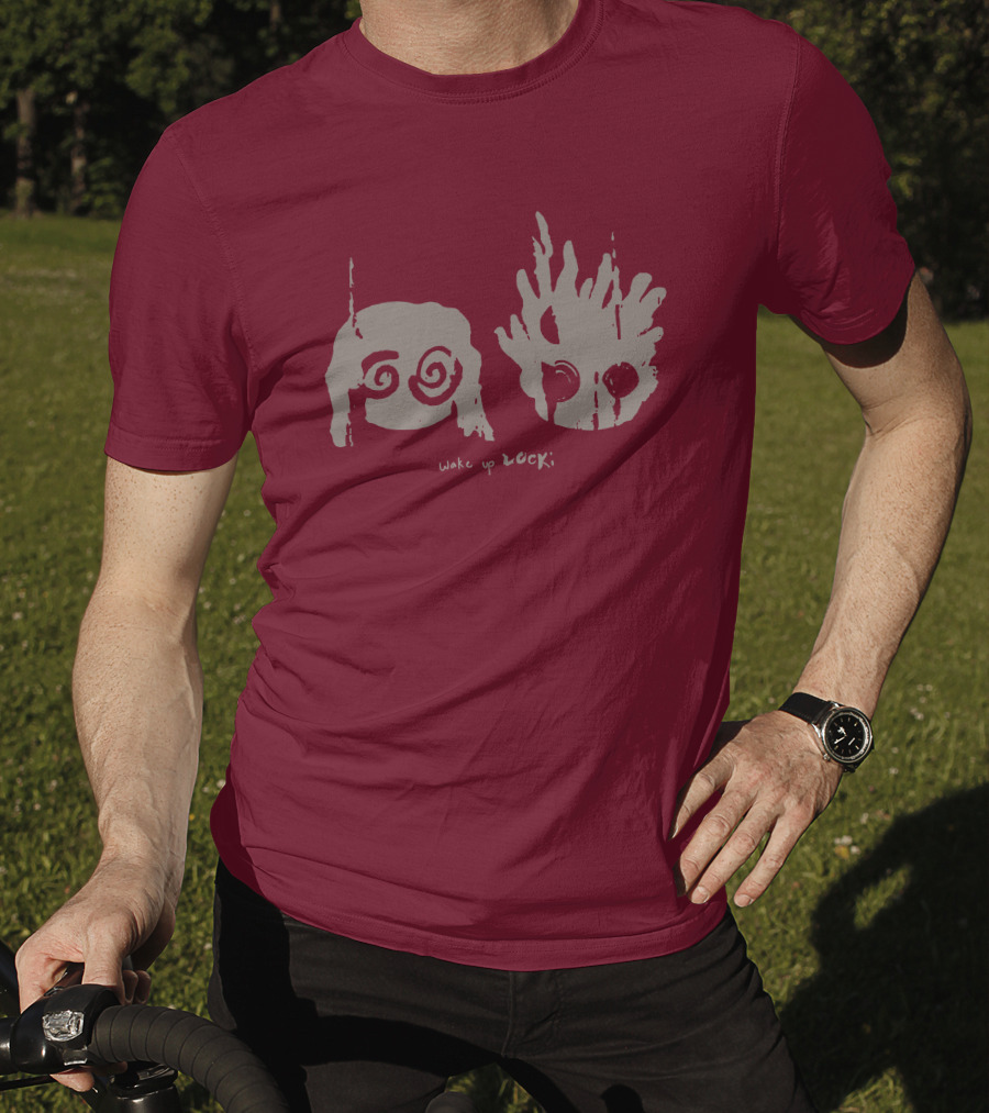 Wake Up Lucki Spirals And Flames T-Shirt