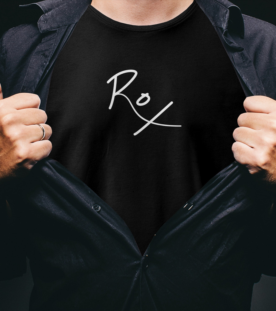 FEG Roix Signature Style Text Minimalist T-Shirt