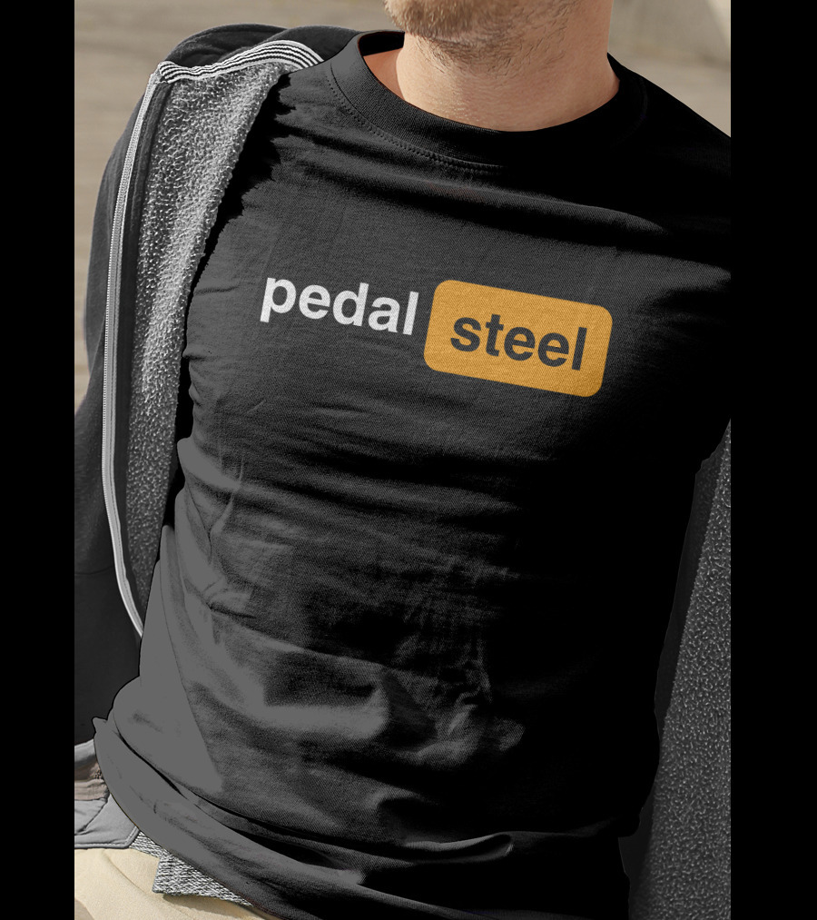 Pedal Steel Hippies And Cowboys Merch Pedal Steel T-Shirt