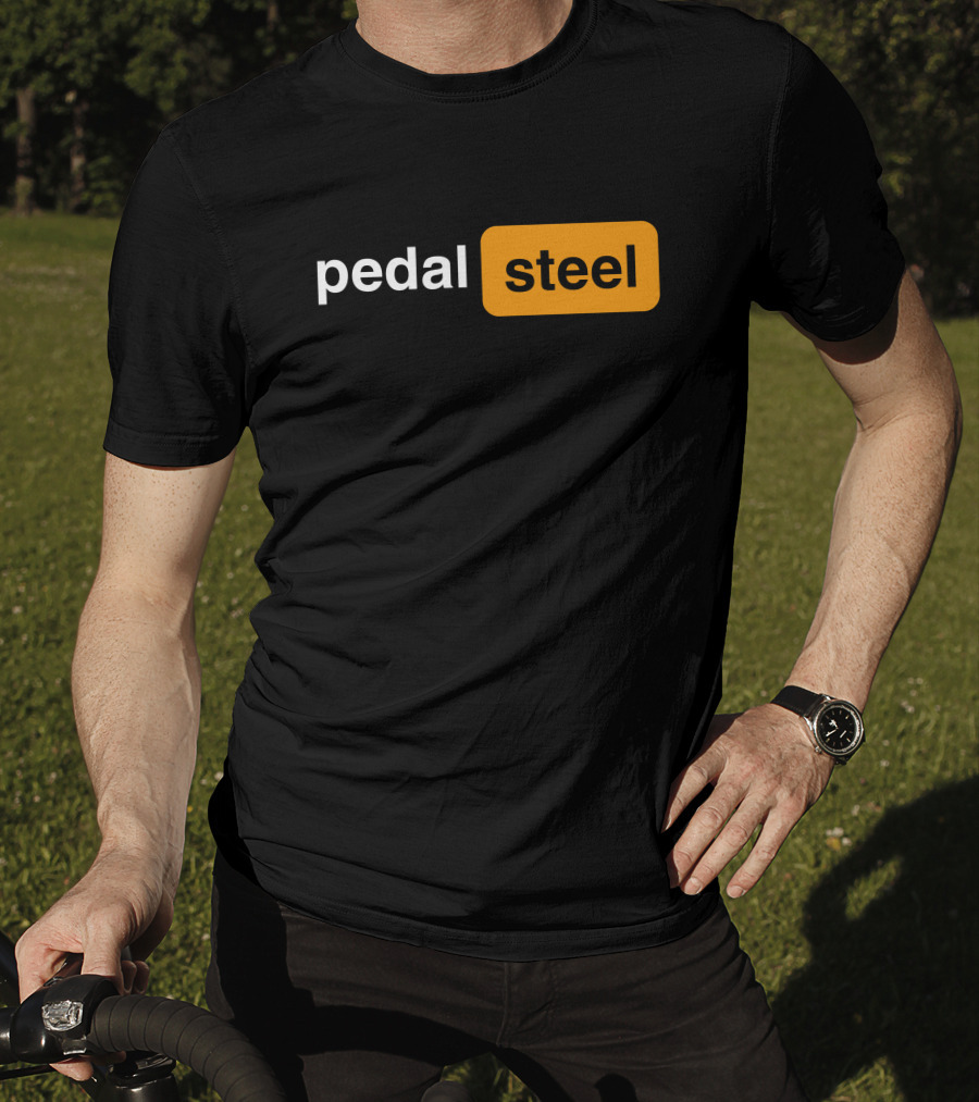 Pedal Steel Hippies And Cowboys Merch Pedal Steel T-Shirt