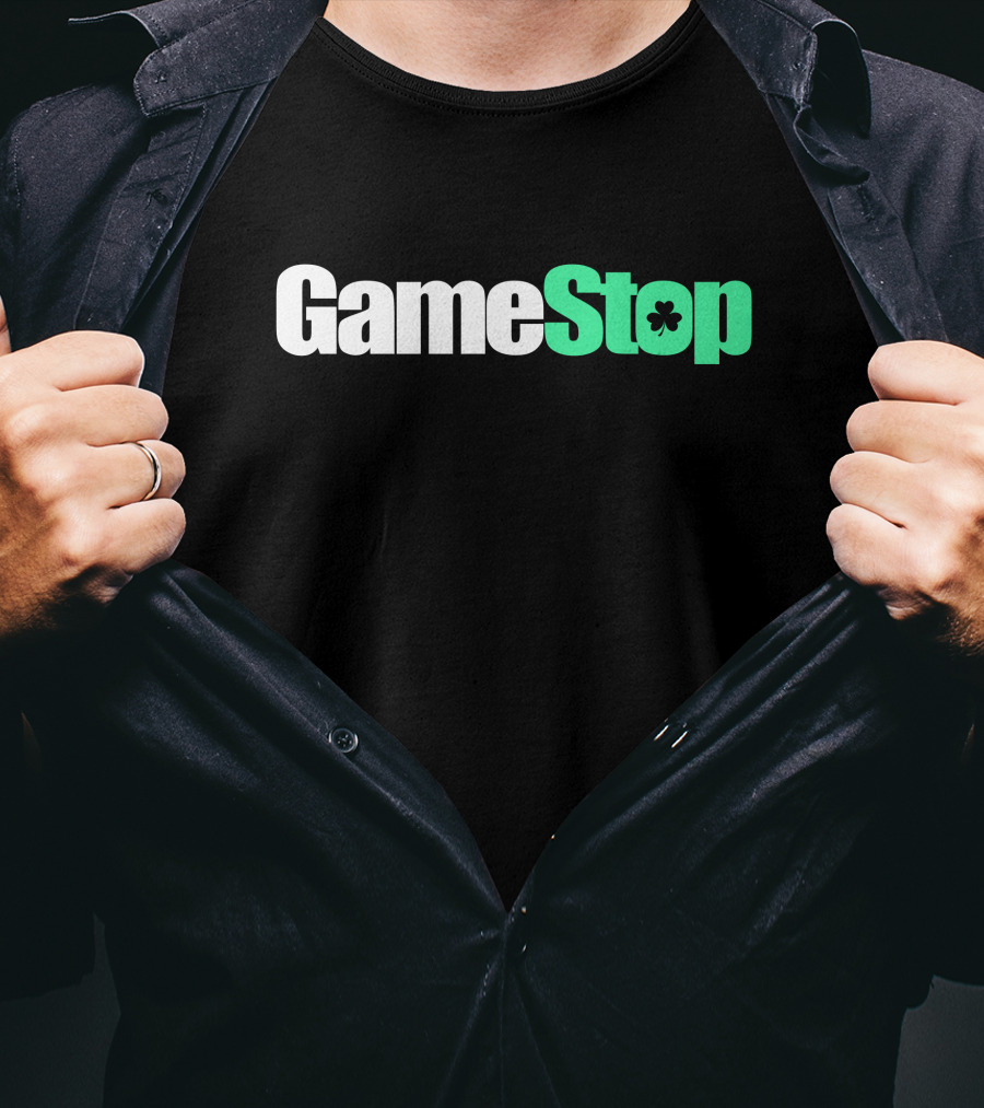 Gamestop Patrick's Day Superstonk Shamrock T-Shirt