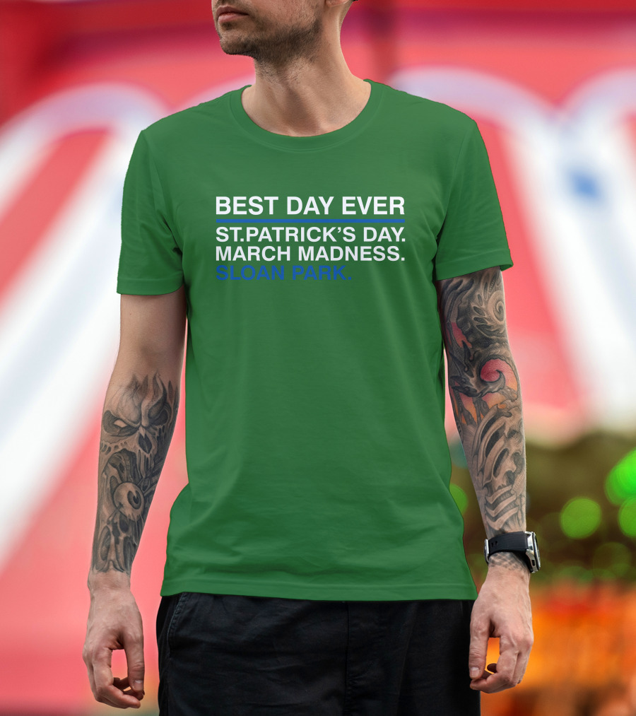 Seiya Suzuki Best Day Ever St. Patrick’s Day March Madness Sloan Park T-Shirt