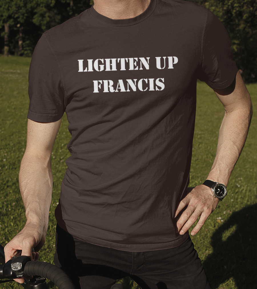Super 70s Sports Lighten Up Francis Classic Retro Phrase T-Shirt