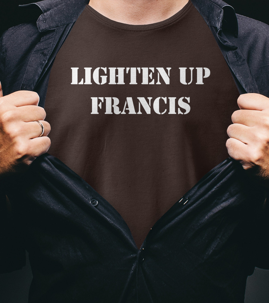 Super 70s Sports Lighten Up Francis Classic Retro Phrase T-Shirt