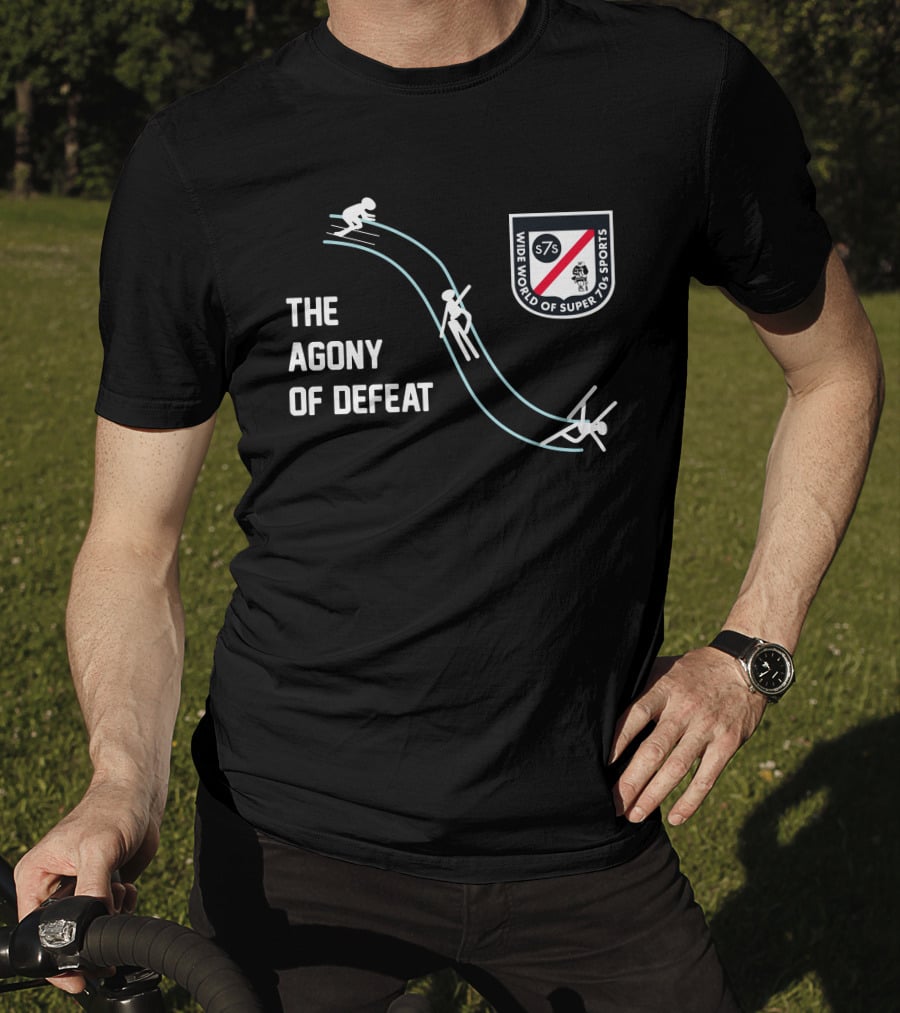 The Agony Of Defeat Wide World Of Super 7s Sports Ski Jump T-Shirt