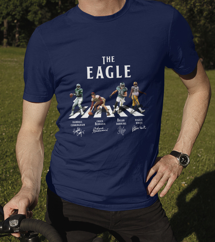 The Eagle Randall Cunningham Chuck Bednarik Brian Dawkins Reggie White NFL T-Shirt