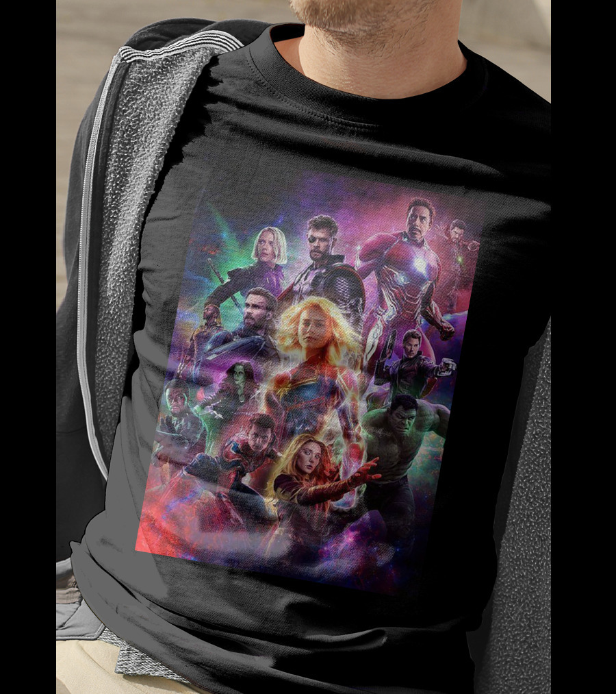 Marvel Avengers Endgame Superhero Team T-Shirt