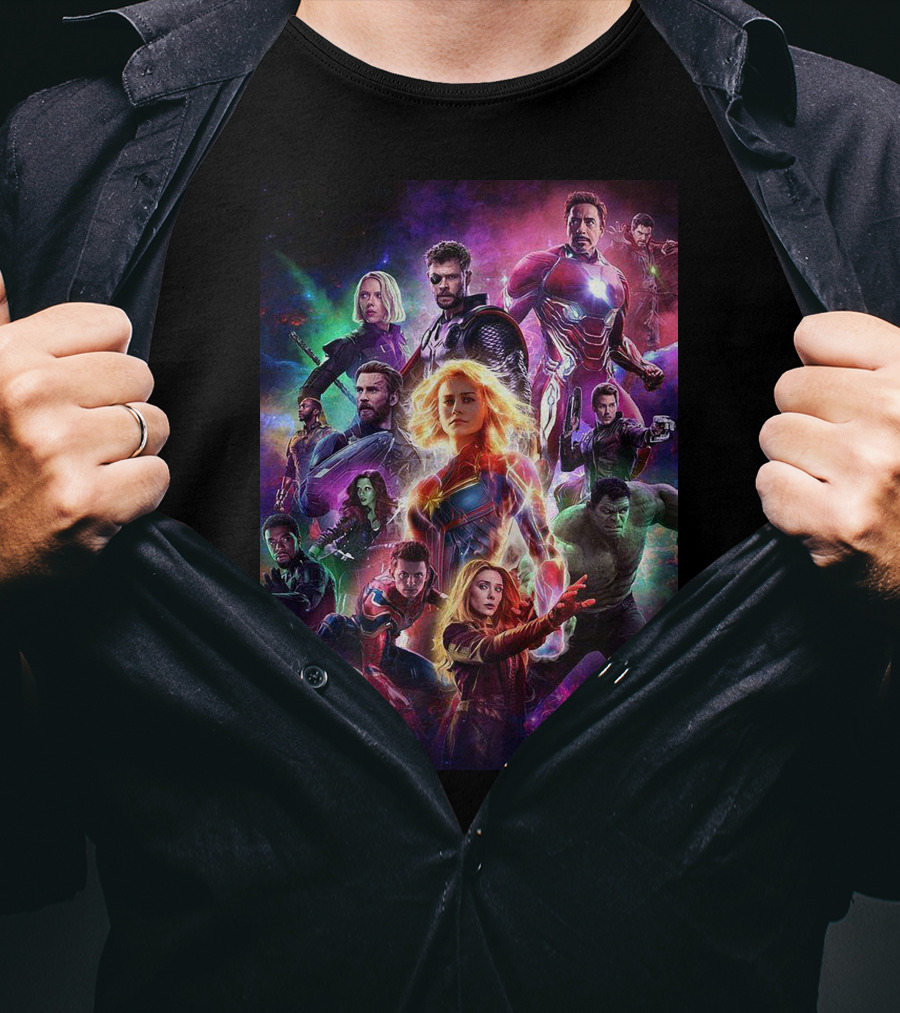 Marvel Avengers Endgame Superhero Team T-Shirt