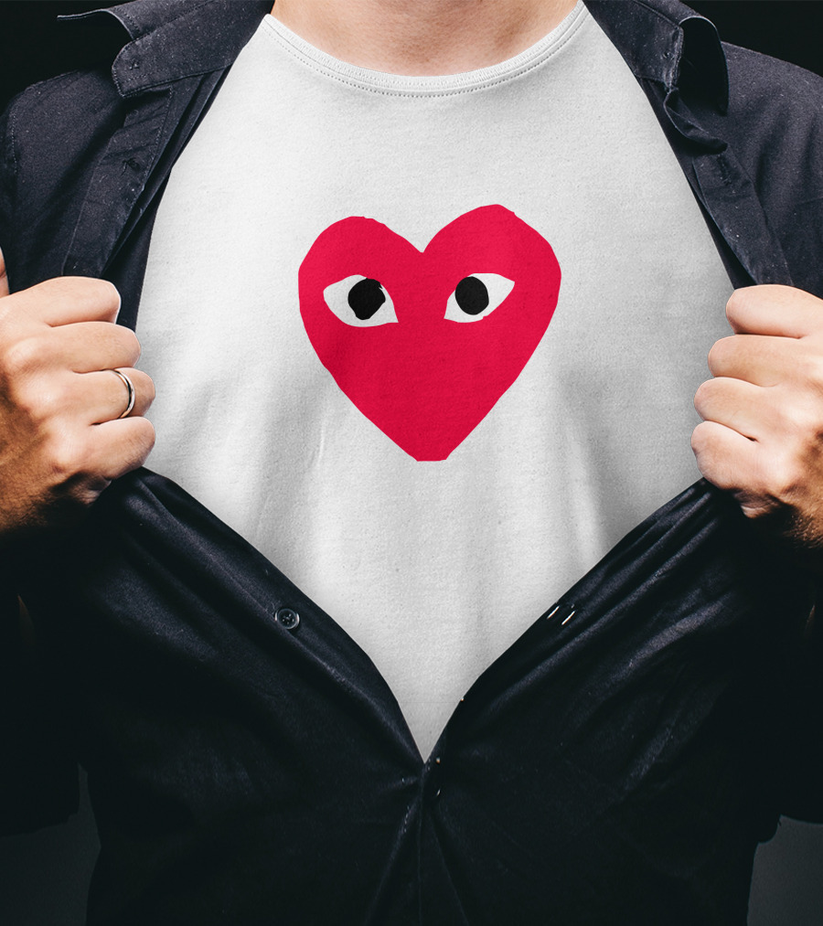 Comme Des Garçons Heart Eye Logo CDG T-Shirt