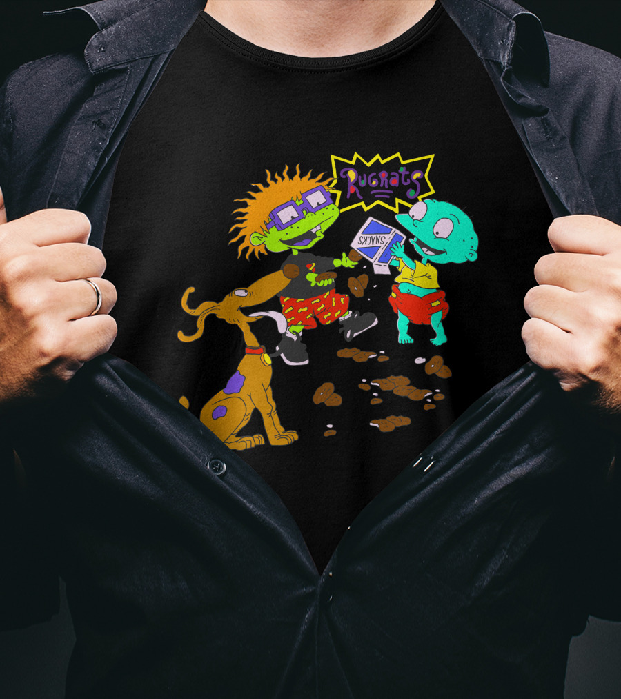 Rugrats Chuckie Tommy Reptar Cereal Adventure T-Shirt