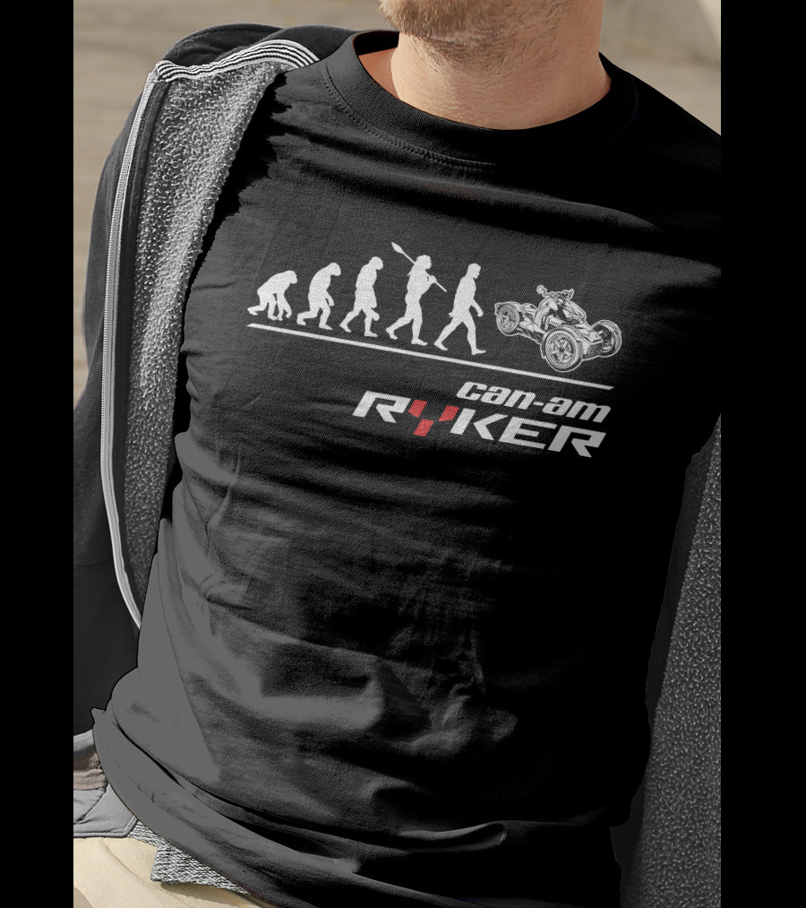 Evolution Of Can-Am Ryker Evolution Steps T-Shirt